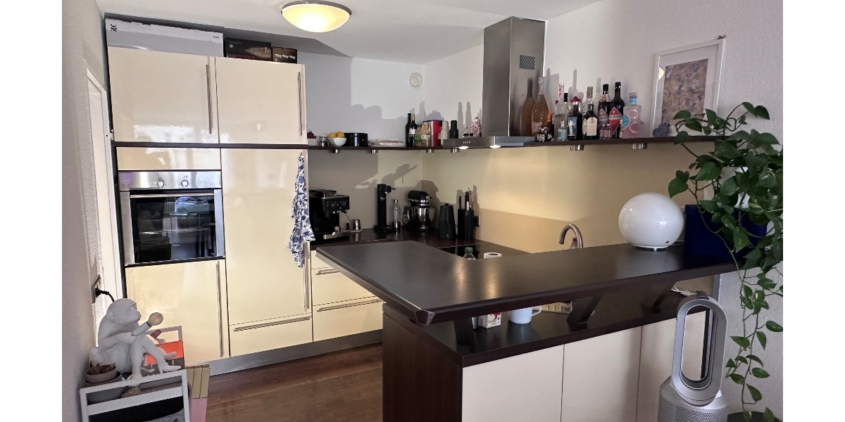 Küche mit Theke